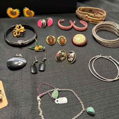 Sale Photo Thumbnail #139: Sara coventry, Italy 925, Vintage Jewelry 
earrings, pins, Necklaces.