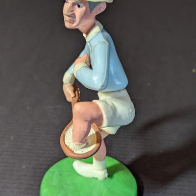 Vintage 1975 Wilton Angry Mad Tennis Player Cake Topper
