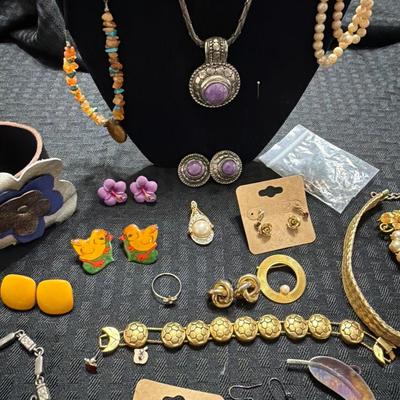 Sale Photo Thumbnail #148: Necklaces, Earrings, Bracelets, Pins,