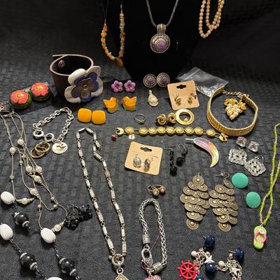Sale Photo Thumbnail #143: Necklaces, Earrings, Bracelets, Pins,