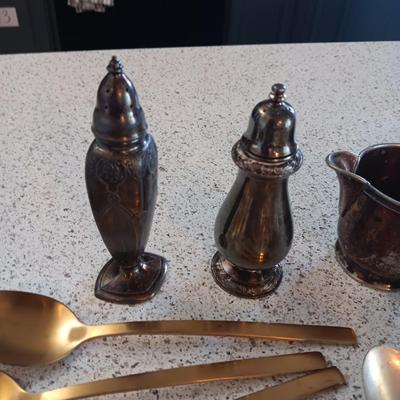 MISC FLATWARE, SOUVENIR SPOONS AND MORE