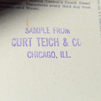 Sample Postcards From Curt Teich & Co. Chicago ILL