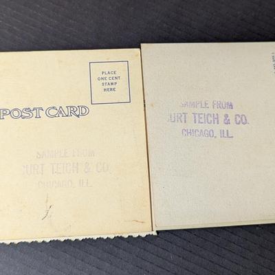 Vintage Sample Postcards From Curt Teich & Co. Chicago