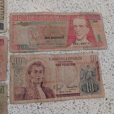 A COLLECTION OF FOREIGN CURRENCY