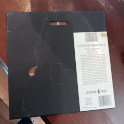 2 NATIVE AMERICAN THEMED TILE WALL HANGINGS, GLASS VASE, MARBLE BOOKEND AND WALL HUNG BIRDS