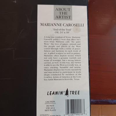 2 NATIVE AMERICAN THEMED TILE WALL HANGINGS, GLASS VASE, MARBLE BOOKEND AND WALL HUNG BIRDS