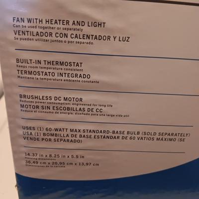 NEW BATHROOM VENTILATION FAN WITH HEATER AND LIGHT