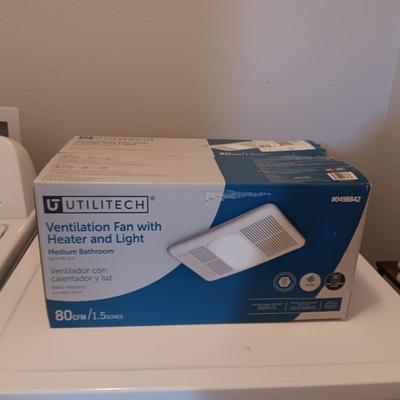 NEW BATHROOM VENTILATION FAN WITH HEATER AND LIGHT
