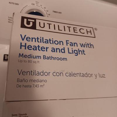 NEW BATHROOM VENTILATION FAN WITH HEATER AND LIGHT
