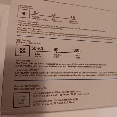 NEW BATHROOM VENTILATION FAN WITH HEATER AND LIGHT