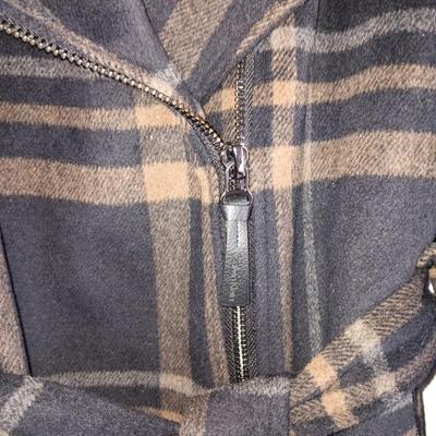 NEW LADIES CALVIN KLEIN WOOL COAT WITH SATIN LINING