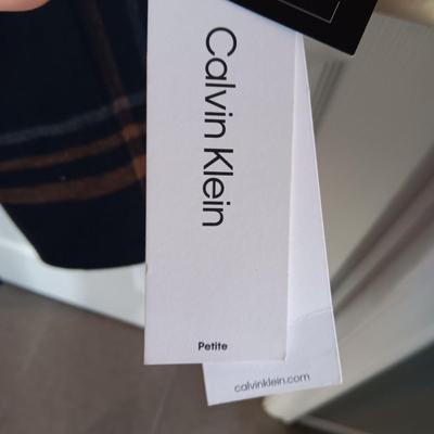 NEW LADIES CALVIN KLEIN WOOL COAT WITH SATIN LINING