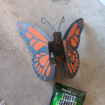 NEW TIKI TORCHES, WEED & FEED, INSECT KILLER, METAL BUTTERFLY AND MORE