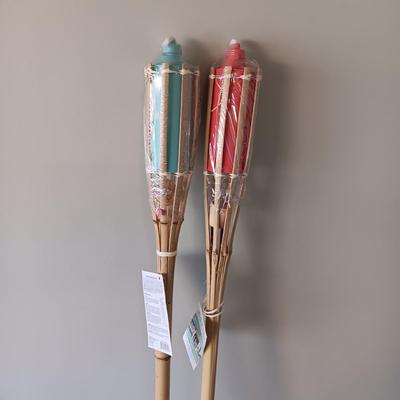 NEW TIKI TORCHES, WEED & FEED, INSECT KILLER, METAL BUTTERFLY AND MORE