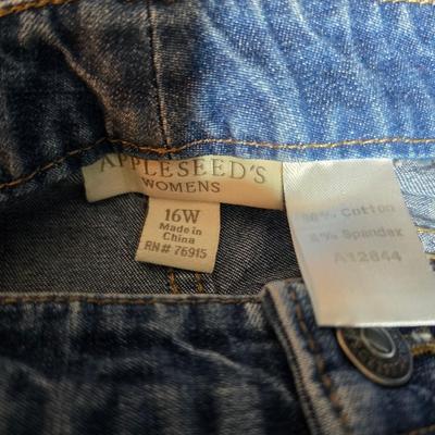 Two pair of Women's Jeans Size 16W - Lee & Appleseed
