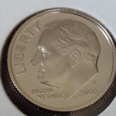2006 S Proof Dime