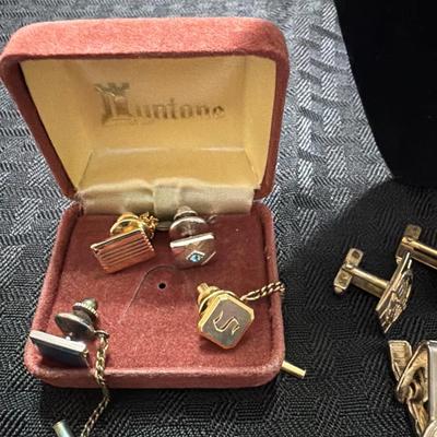 Sale Photo Thumbnail #198: Tie Tacks and Cuff Links,
See Photos