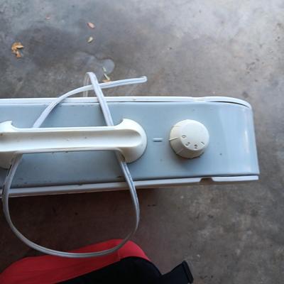 COLEMAN SOFT SIDED COOLER AND A BOX FAN