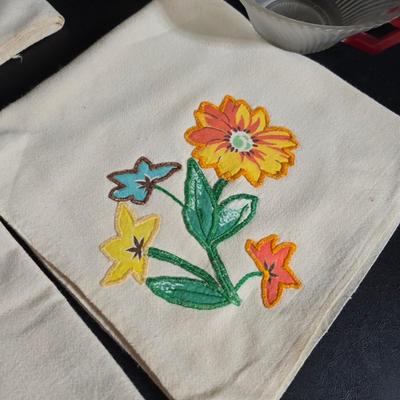 Vintage Kitchen - Molds - flour sifter - Sunflower pitcher - jars and more