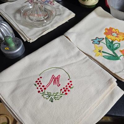 Vintage Kitchen - Molds - flour sifter - Sunflower pitcher - jars and more