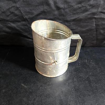 Vintage Kitchen - Molds - flour sifter - Sunflower pitcher - jars and more