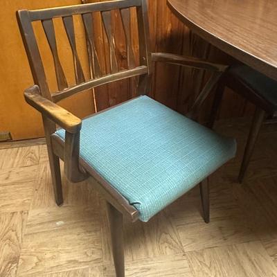 Dining Table with 6 Chairs – Danish Walnut Finish