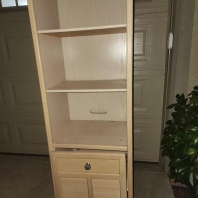 Sale Photo Thumbnail #13: Two tan display cases