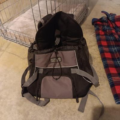 MEDIUM SIZE KENNEL, SW AIRLINE SOFT SIDED KENNEL, OUTWARD HOUND SMALL ANIMAL BACKPACK AND XL DOG COAT