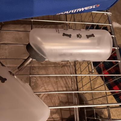 MEDIUM SIZE KENNEL, SW AIRLINE SOFT SIDED KENNEL, OUTWARD HOUND SMALL ANIMAL BACKPACK AND XL DOG COAT