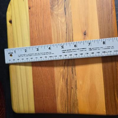 Cheese & Wine - Mesquite Wooden wine holder - with end grain cutting board and more