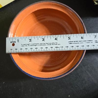 Hand-thrown terracotta or clay cooking pot with a lid - Chip and dip bowl - Wooden fruit bowl and more