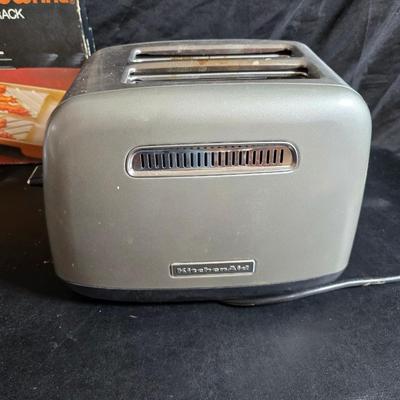 Kitchen Aid toaster - GT Xpress 101 electric countertop grill and snack maker - Microwave bacon rack