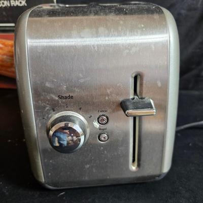 Kitchen Aid toaster - GT Xpress 101 electric countertop grill and snack maker - Microwave bacon rack