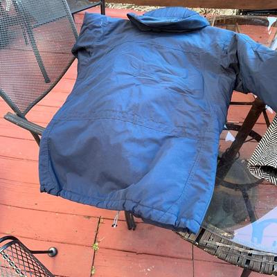 Sale Photo Thumbnail #409: Men's Northern Utilizer II jacket in navy blue with a fleece lining in medium size.