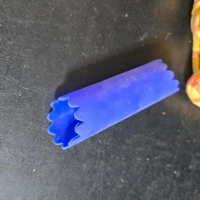 Cast Iron skillet - Ekco Flint cutlery set - rooster hot pads - Weber kettle cover - clock n flame lighters and more