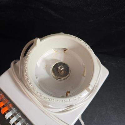 Osterizer pulse matic multi speed blender with extra pitcher and some juice / drink storage containers