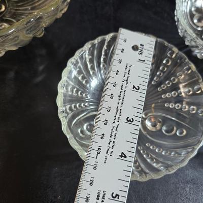 USA Marked commemorative dairy pitcher - with Pepsi-stained glass like glasses and vintage glass bowls