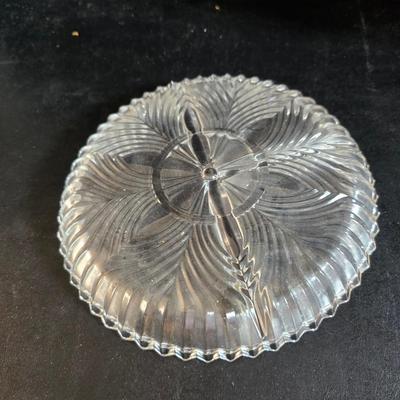 Vintage glassware - Virginia glass 1004 bell - Nambe Slovenia glass - nesting Hazel-Atlas Daisy pattern trinket dishes - and more