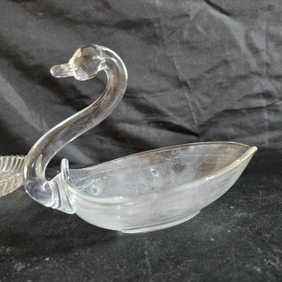 Vintage glassware - Virginia glass 1004 bell - Nambe Slovenia glass - nesting Hazel-Atlas Daisy pattern trinket dishes - and more