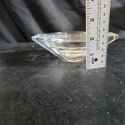 Vintage glassware - Virginia glass 1004 bell - Nambe Slovenia glass - nesting Hazel-Atlas Daisy pattern trinket dishes - and more