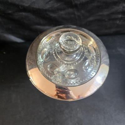 Vintage glassware - Virginia glass 1004 bell - Nambe Slovenia glass - nesting Hazel-Atlas Daisy pattern trinket dishes - and more