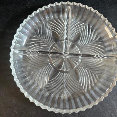 Vintage glassware - Virginia glass 1004 bell - Nambe Slovenia glass - nesting Hazel-Atlas Daisy pattern trinket dishes - and more
