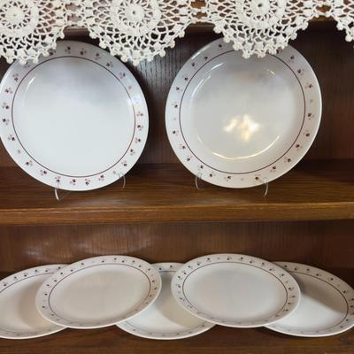Sale Photo Thumbnail #13: Includes 7 dinner plates measuring 10 1/4"