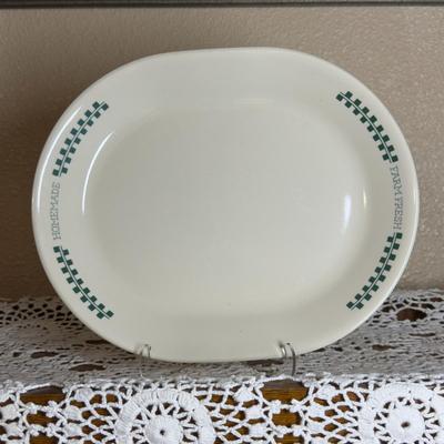Sale Photo Thumbnail #48: Includes 1 serving platter measuring 12", 2 cups, and 2 salad plates