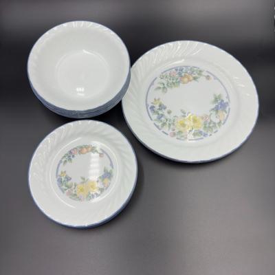 Sale Photo Thumbnail #58: Includes 2 Dinner Plates measuring 10 1/4", 6 Salad Plates measuring 8 1/2", and 5 cereal bowls 