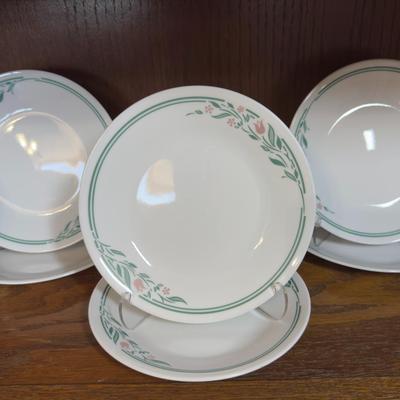 Sale Photo Thumbnail #71: Includes 6 coffee cups, 12 bread plates measuring 6 3/4"