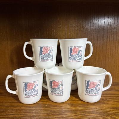 Sale Photo Thumbnail #73: Includes 7 coffee cups measuring 3 1/2"