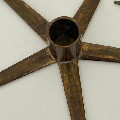 Collection of Brass Candle Holders, Letter holder, & More (LC-SF)