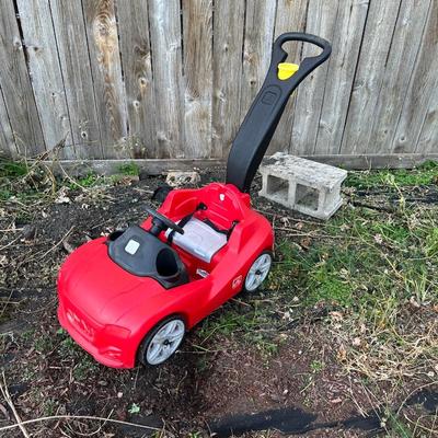 Kids race car push kart