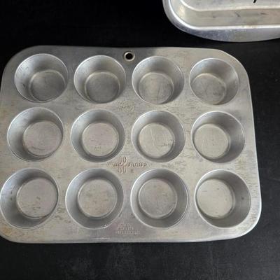 Baking pans - cookie sheets - Whip-o-Matic machine - bundt pans - cupcake pans and more baking items